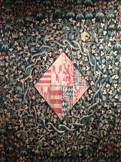 Tapisserie à Mille fleurs. Château de Langeais. © A.B.