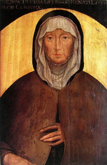  Philippe de Gueldre. Peinture sur bois - Début XVIe siècle. Musée Lorrain.