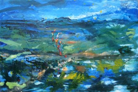 The Keys of the Whole of Scotland' web size oil on board 122cms x 81cms